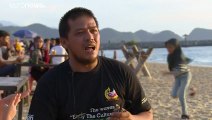 Indonesien: Surfen gegen Tsunami-Trauma