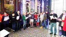 Sarreguemines : la chorale des visiteurs chante Noël