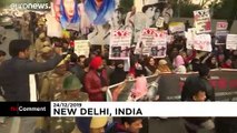 ادامه اعتراض‌ها در هند؛ تظاهرکنندگان به ساختمان مجلس نزدیک شدند