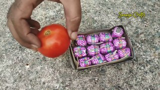 Sutli bomb VS Tomato Awesome Experiment |New #Experiment with Sutli |FIRE CRACKER AMAZING RESULT