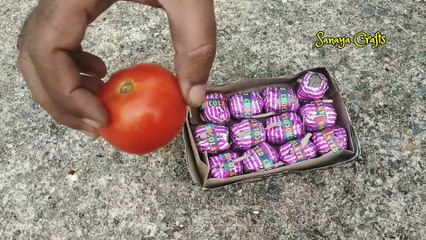 Sutli bomb VS Tomato Awesome Experiment |New #Experiment with Sutli |FIRE CRACKER AMAZING RESULT