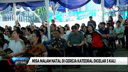 5.000 Umat Ikuti MIsa Natal di Katedral