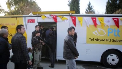 Tel Abyad'da Mobil PTT şubesi açıldı - TEL