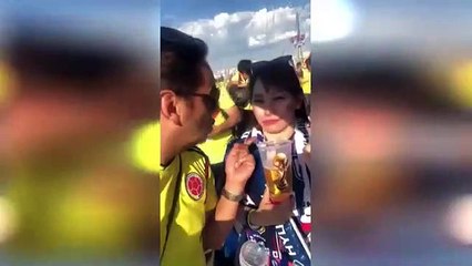 La asquerosa burla de unos colombianos a esta japonesas en el Mundial indigna a las redes