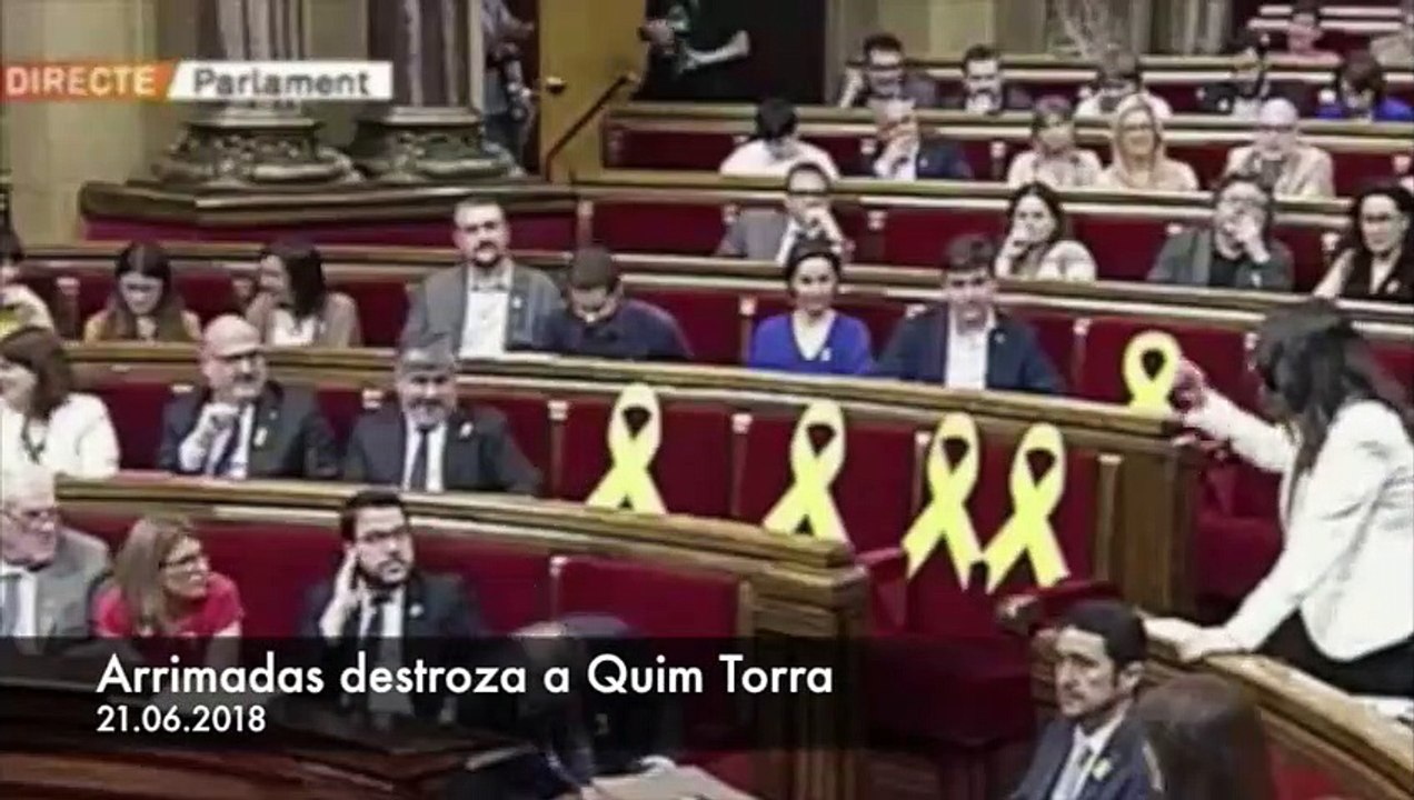 Arrimadas destroza a Quim Torra