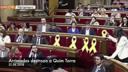 Arrimadas destroza a Quim Torra