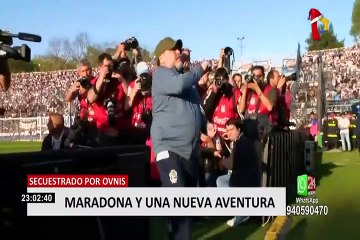 Maradona tras su desaparición de tres días: “me llevaron los ovnis”