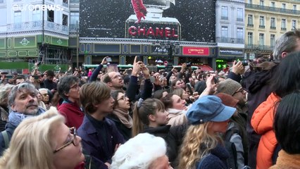 Les petits rats de Paris dans la rue contre la réforme des retraites