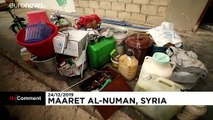 Syria's Maaret al-Numan becomes ghost town as residents flee Idlib bombing