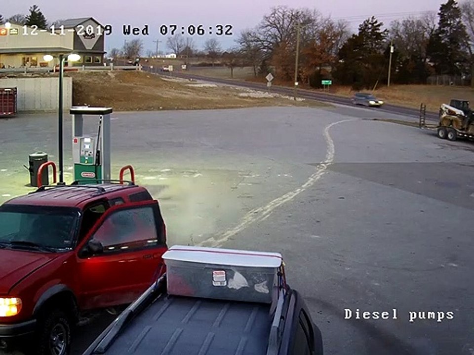 Driver Barely Notices Giant Boulder