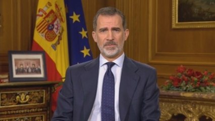 El rey recuerda en su mensaje a los afectados por las riadas de este año