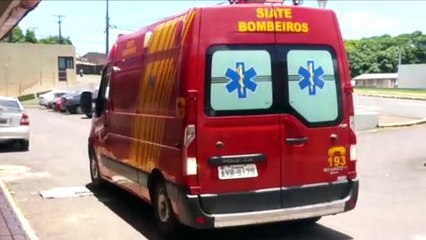 Motociclista fica ferido em acidente no Bairro XIV de Novembro