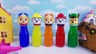 Paw Patrol Colored Water Bottles Finger Family Song Nursery Rhymes Toy Surprises Learn Colors