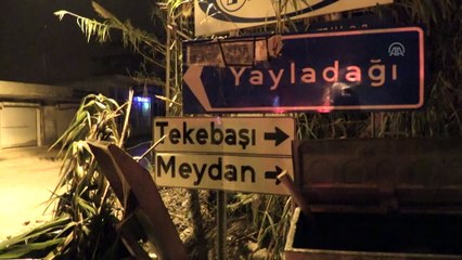 Aşırı yağış nedeniyle yol çöktü - HATAY