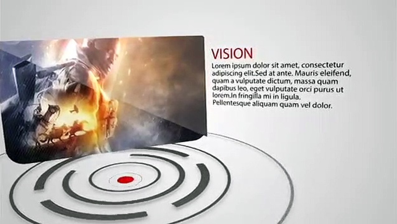 Adobe After Effects Template Corporate Profile With Hand Gestures