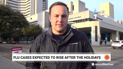 Flu cases expected to rise after holidays