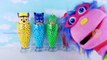 Learn Colors with Paw Patrol and PJ Masks Finger Family Candy Surprises