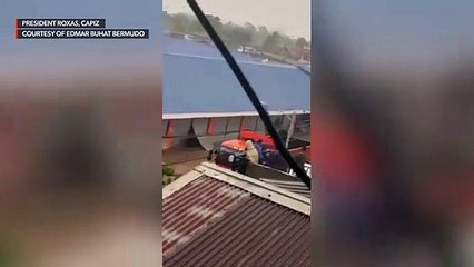 Rescue operations in President Roxas, Capiz
