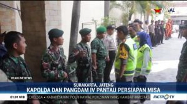 Kapolda Jateng dan Pangdam IV Diponegoro Pantau Persiapan Misa Malam Natal di Setiap Gereja