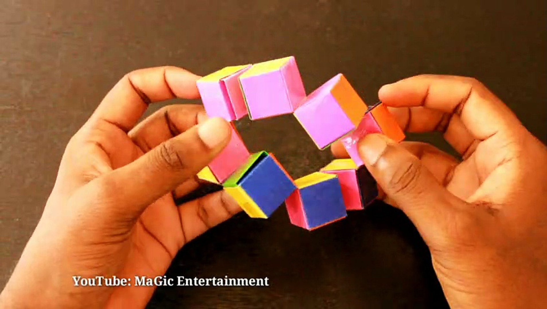 How to make an infinity cube out of paper origami cube - video Dailymotion