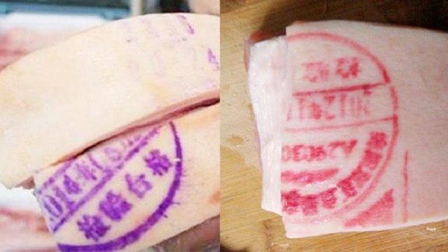 【What is the difference between red stamp and blue stamp on pork】猪肉上红章和蓝章有什么区别？盖章位置还能吃吗？今天终于明白了