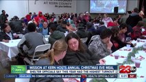 Annual Christmas Eve meal at Mission at Kern County homeless shelter