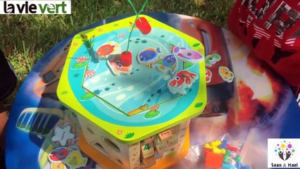 LAVIEVERT 9-in-1 Play Cube Activity Center Multifunctional Bead Maze Toddler Educational Toys Game