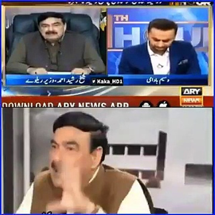 waseem badami caught sheikh rasheed red handed