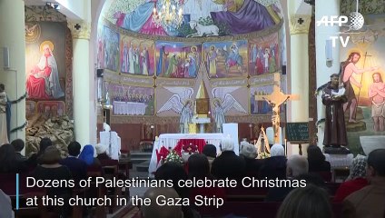 Christmas: Midnight mass in the Gaza Strip
