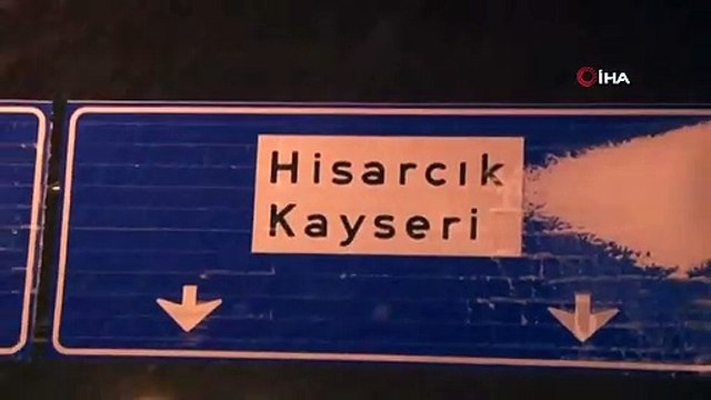 Erciyes Dağı’nda Etkili Olan Tipi, Sürücülere Zor Anlar Yaşattı