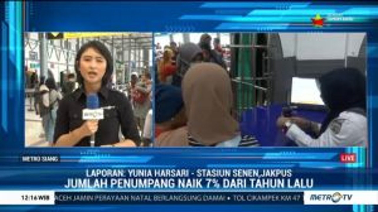 Stasiun Pasar Senen Siapkan 32 Kereta Api Hari Ini