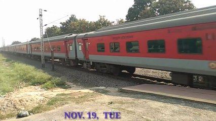 Semi high speed Rajdhani express Trial || Rajdhani express trial130kmh