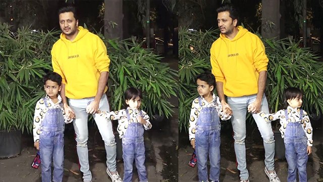 Riteish Deshmukh & Genelia D'souza celebrates Christmas Party with Kids | FilmiBeat