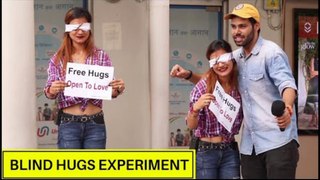 FREE HUGS ! Blind Trust Experiment (First Time in India)|| Rits Dhawan