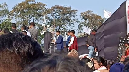 Lurinjyoti Gogoi Speech (AASU) Dibrugarh  জনতাৰ গৰ্জন Chowkidinghee