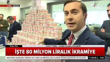 80 milyon TL'lik büyük ikramiye görücüye çıktı