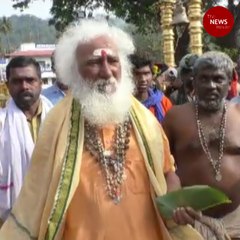 Meet the octagenarian who went from Bengaluru to Sabarimala on foot