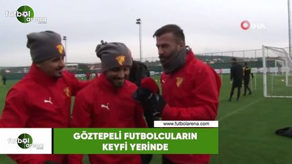 Göztepeli futbolcuların keyifli anları