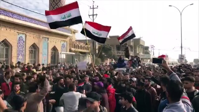 تشييع الناشط العراقي ثائر الطيب في الديوانية