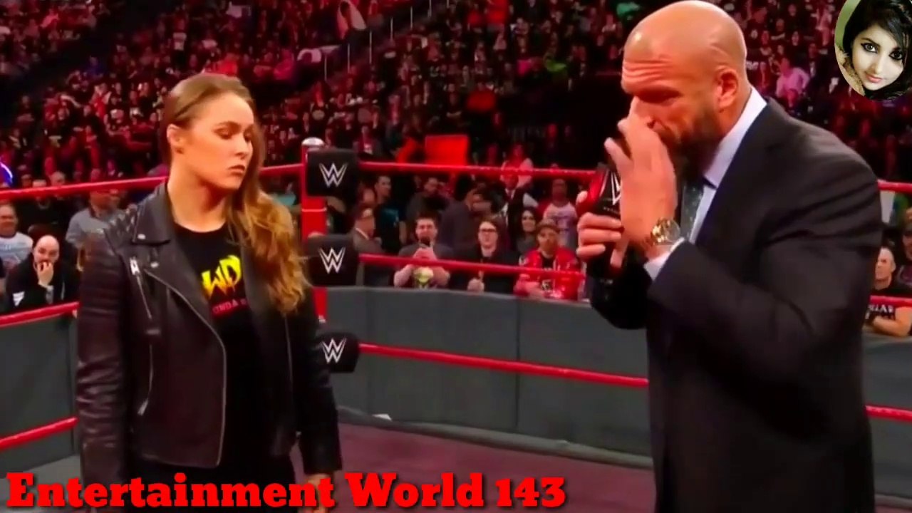Ronda Rousey Vs Triple H 2020 - Rounda Rousey Vs Stephene Mcmohan 2020