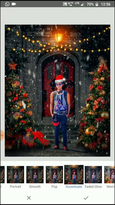 Christmas photo editing | PicsArt + snapseed photo editing  manipulation