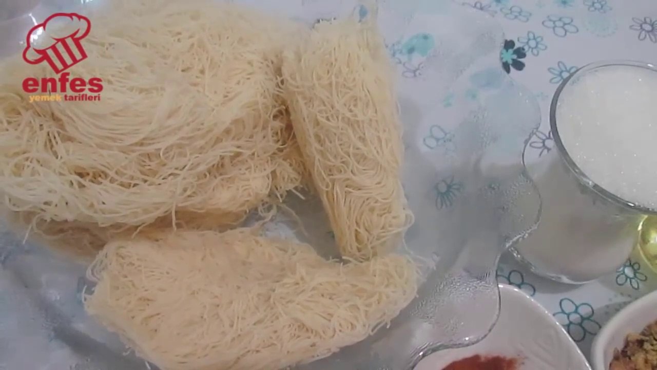 Muhallebili Kadayıf Tatlısı Tarifi -Yemek Tarifleri