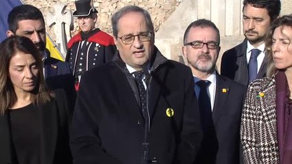 Torra contesta al Rey: "Lo que es una seria preocupación es el Estado español"