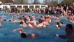 UK swimmers brave icy cold waters in Christmas Day plunge
