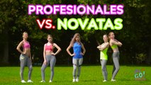 ¡DESAFÍO DE ACROBACIAS IMPOSIBLES! PROFESIONALES vs. NOVATAS -- Trucos de gimnasia
