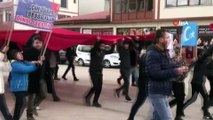 Horasan’da Doğu Türkistan için 'Sessiz Çığlık' yürüyüşü yapıldı