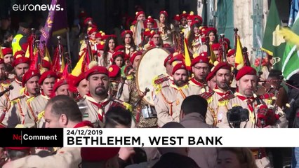 Βηθλεέμ: Χιλιάδες Χριστιανοί γιορτάζουν τα Χριστούγεννα