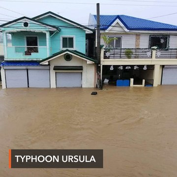 Typhoon Ursula brings Christmas Day floods to Visayas provinces