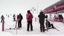 Erciyes Kayak Merkezi'nde kar kalınlığı 1 metreye ulaştı