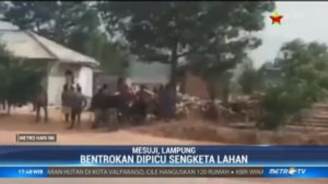 Sengketa Lahan, Dua Kelompok Warga di Mesuji Bentrok